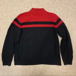 2/20 Northern reflections Strip Mock Neck Sweater